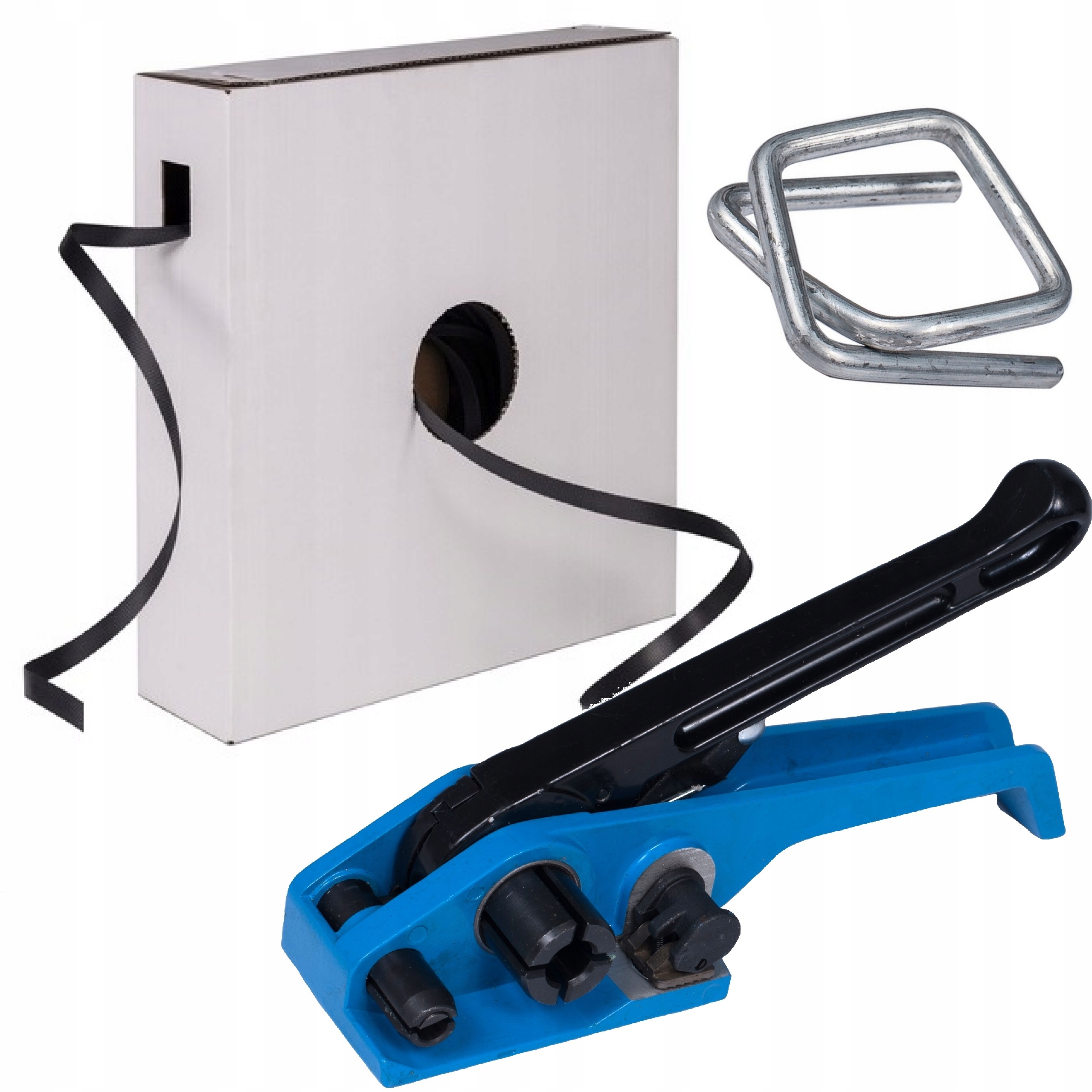 12mm ZESTAW do pakowania spinania palet taśma PP