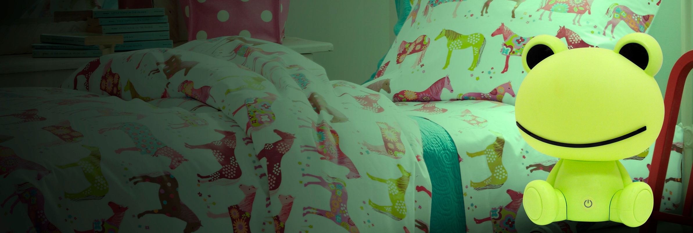 Lampa nocna dziecięca Led ŻABKA Zielona 2,5W Kod producenta 307682