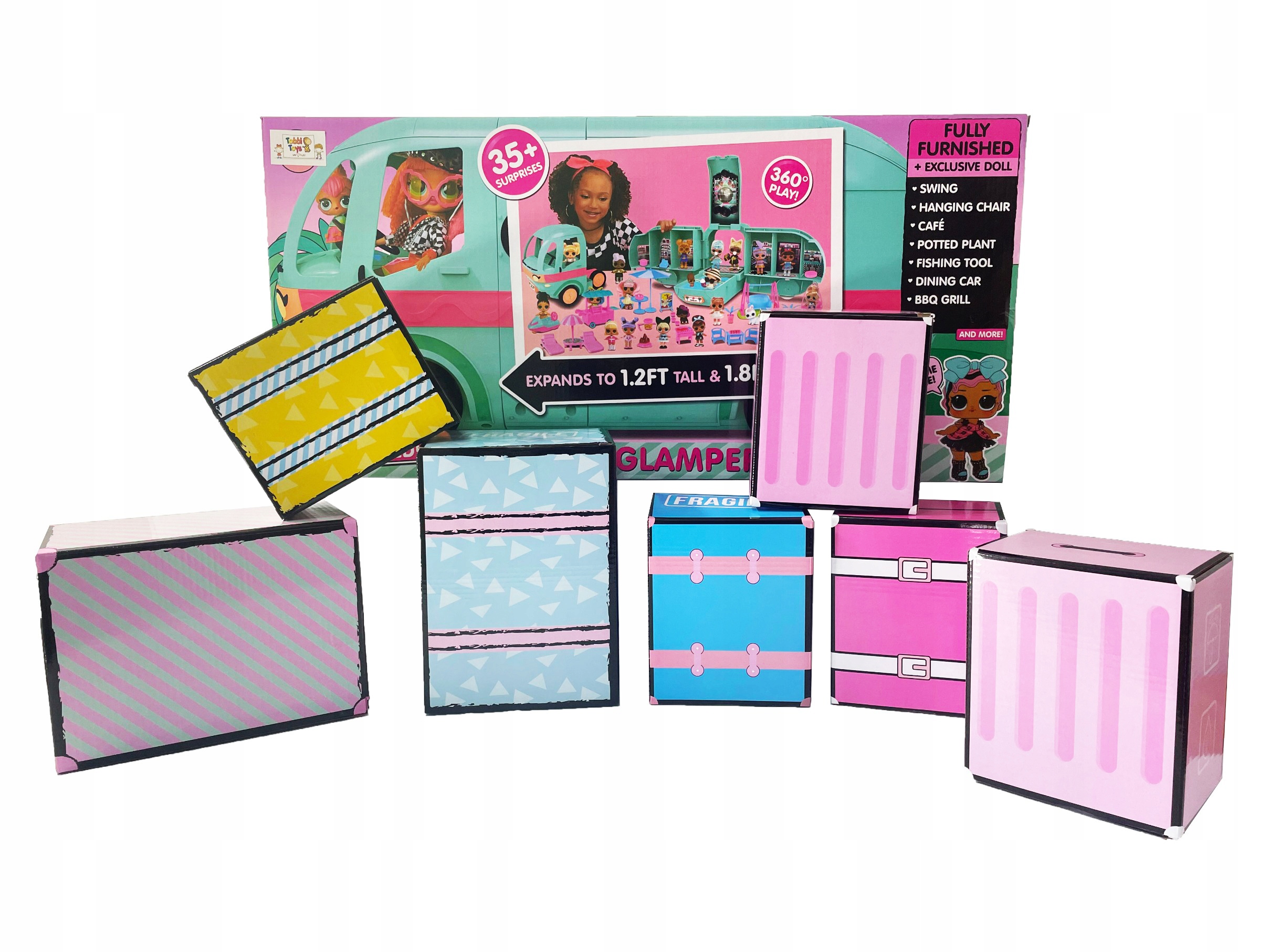 KAMPER AUTOBUS SUPRISED GLAMPER 35 PCS Rodzaj kampery