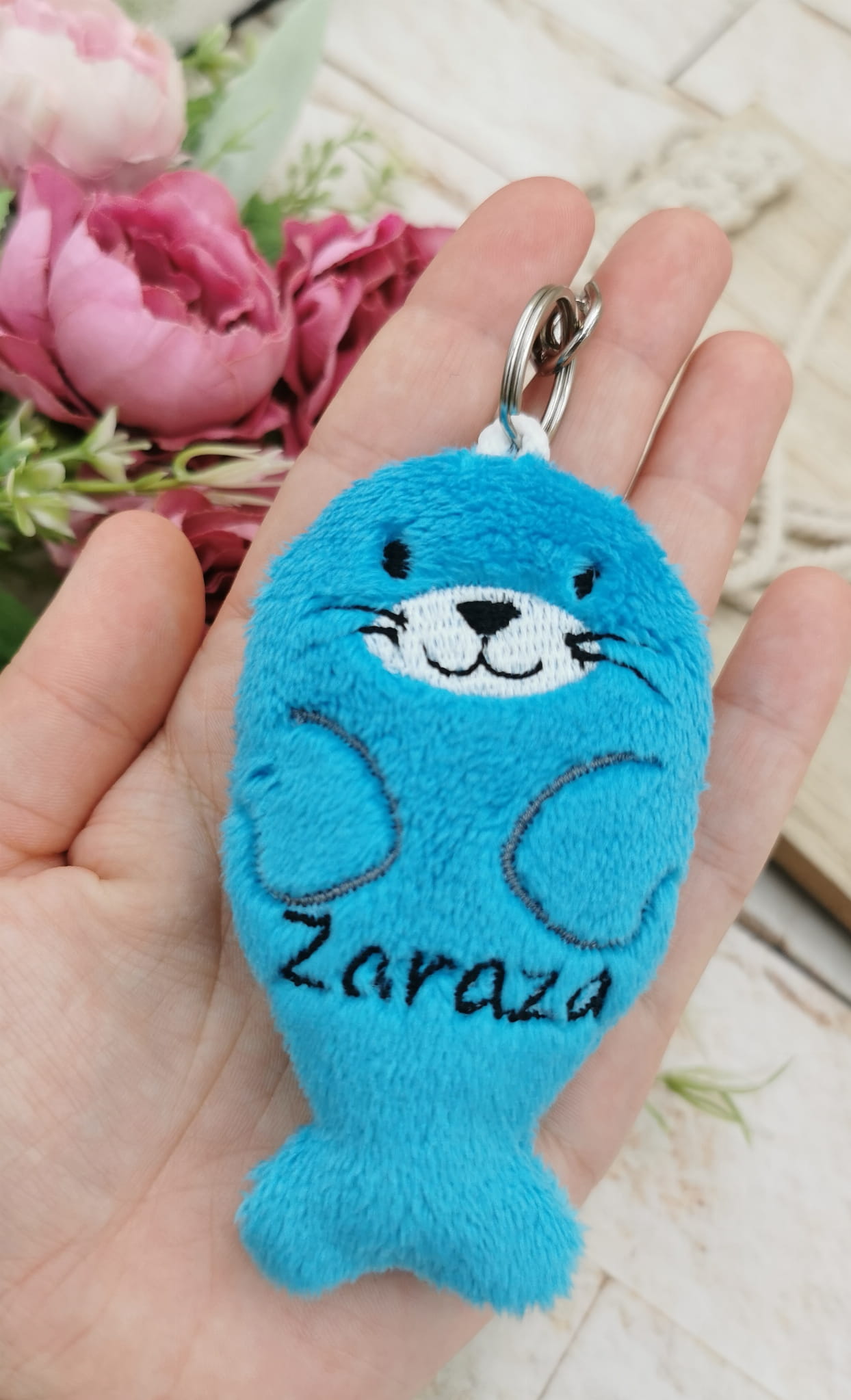 FOKA, BRELOK z imieniem HANDMADE Materiał dominujący tkanina