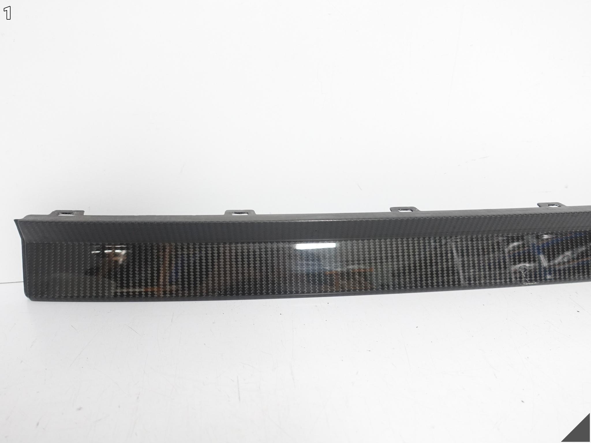AUDI E-TRON GT 4J3 20-24 SPOILER moulding bumper rear part central CARBON