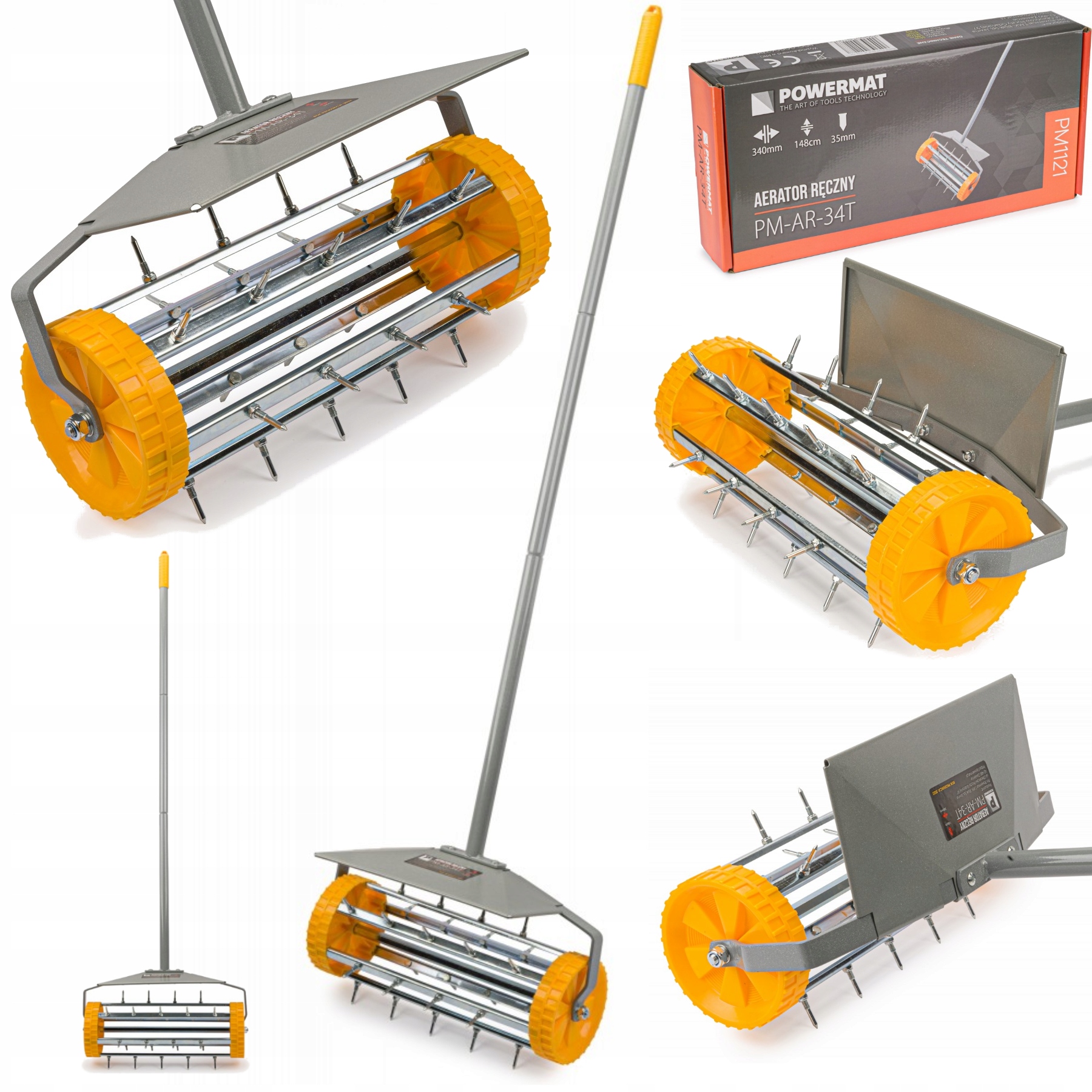 

Aerator Ręczny Weltykulator Walcowy Do Trawy Kolce