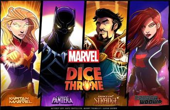 Gra planszowa Marvel Dice Throne 2 Captain Marvel