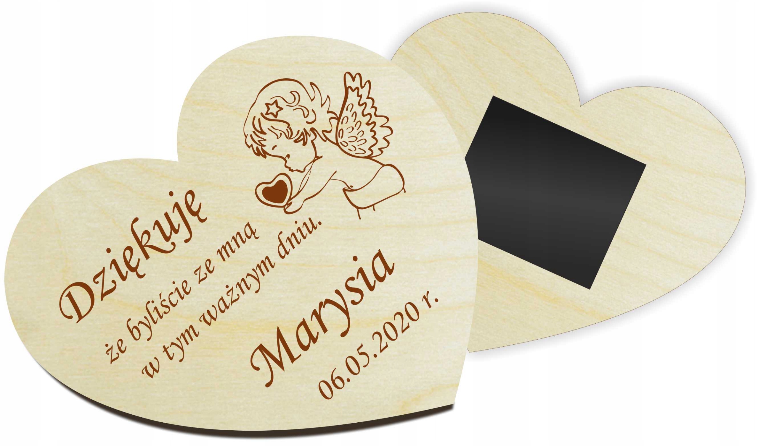 Podziękowanie Gości Magnes Komunia Chrzest