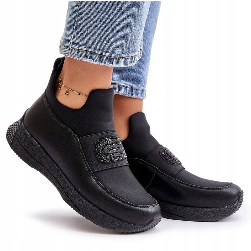 Dámské Kožené Nazouvací Sportovní Boty S Zirkony Artiker 55C0035 40