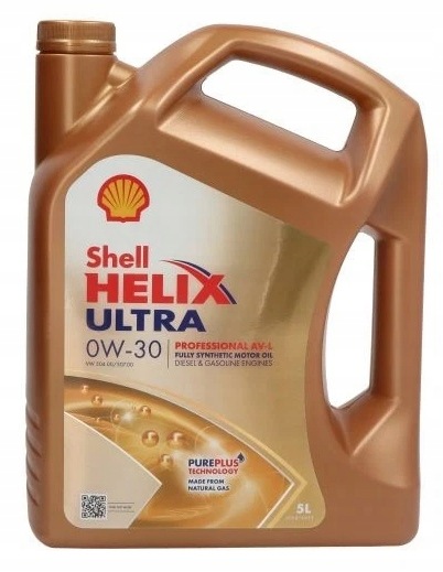 Olej Shell Helix Ultra Professional Av-l 0W30 5L Vw 504 00 507 00 C3 Dpf
