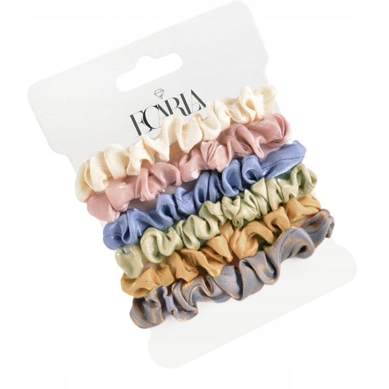 ZESTAW FROTEK / GUMEK DO WŁOSÓW 6 SZTUK - PIN UP - RÓŻNE KOLORY