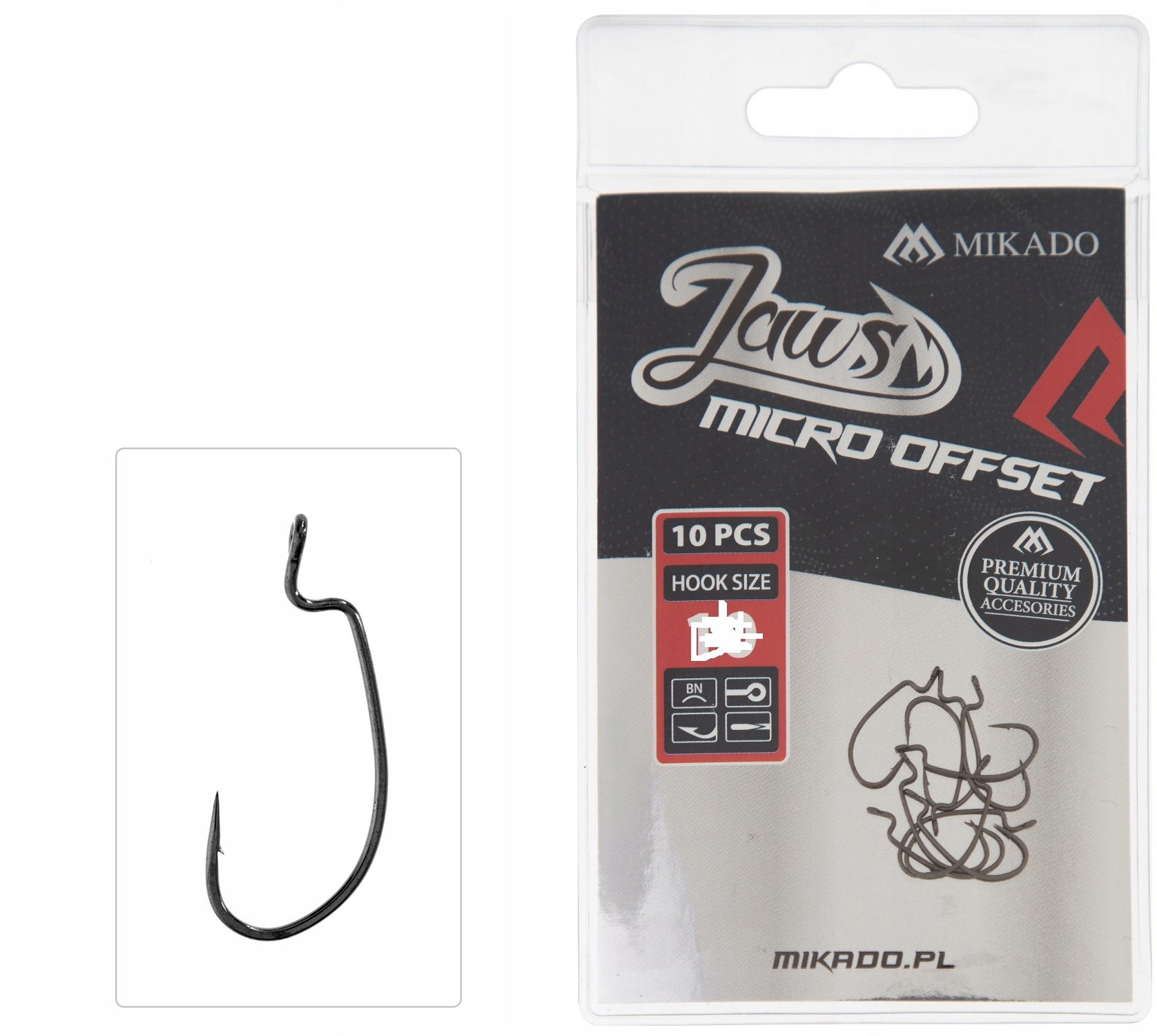 Mikado Jaws Micro Offset nr.8 10szt. op.