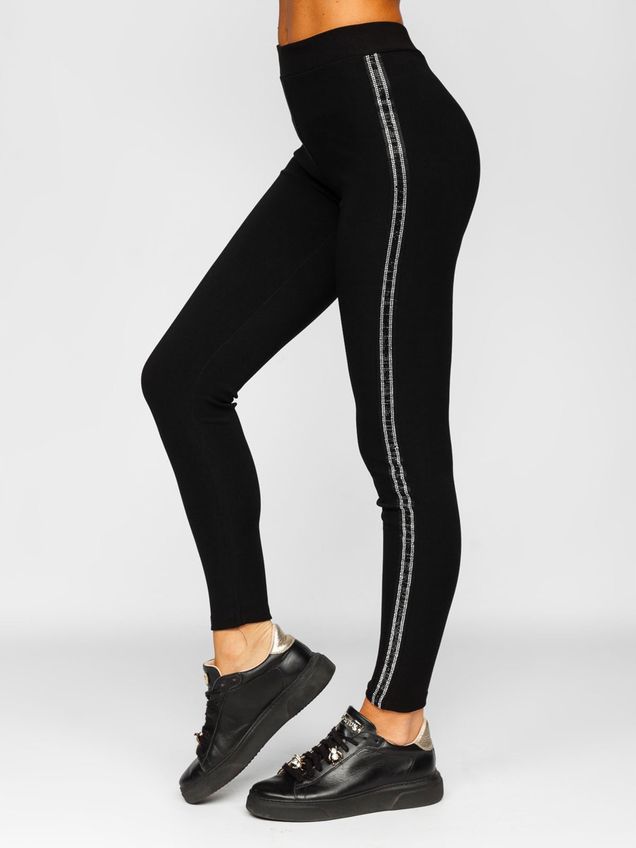 

Legginsy Damskie Klasyczne Czarne W7052 Denley_m
