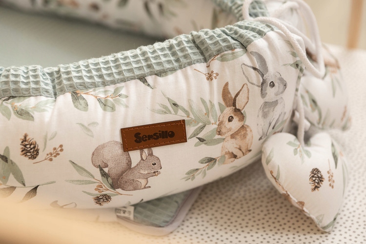 KOKON GNIAZDO KOJEC NIEMOWLĘCY 80x45 CM Kolor dominujący wielokolorowy