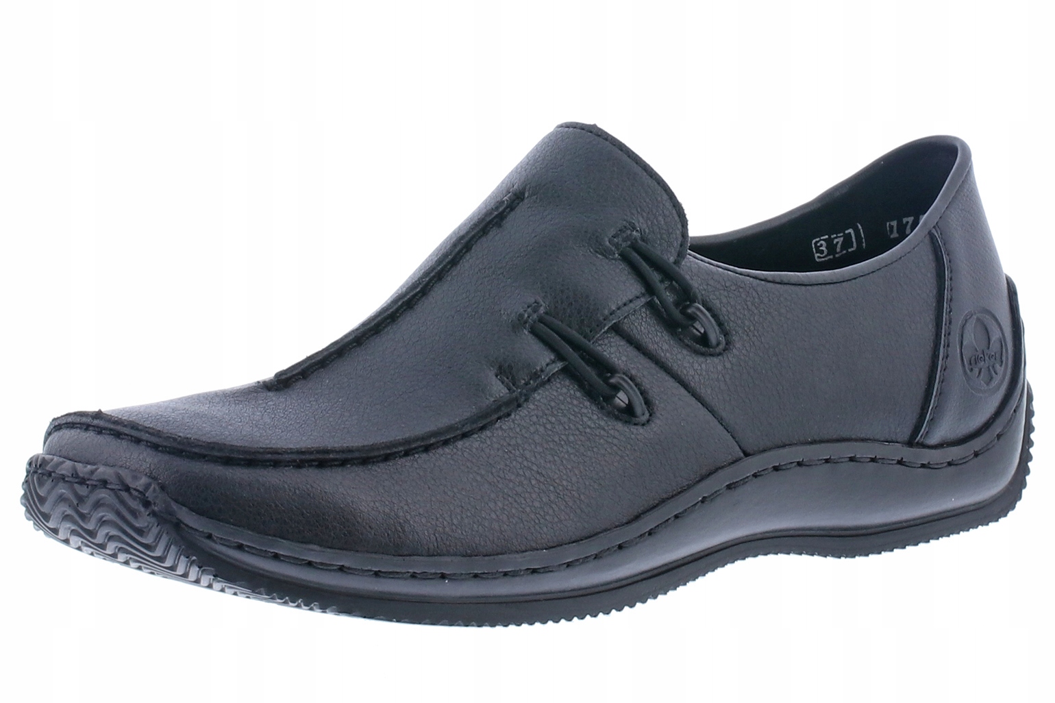 Rieker Antistress Dámské Polobotky L1751-00 Kožené Černé vel. 38