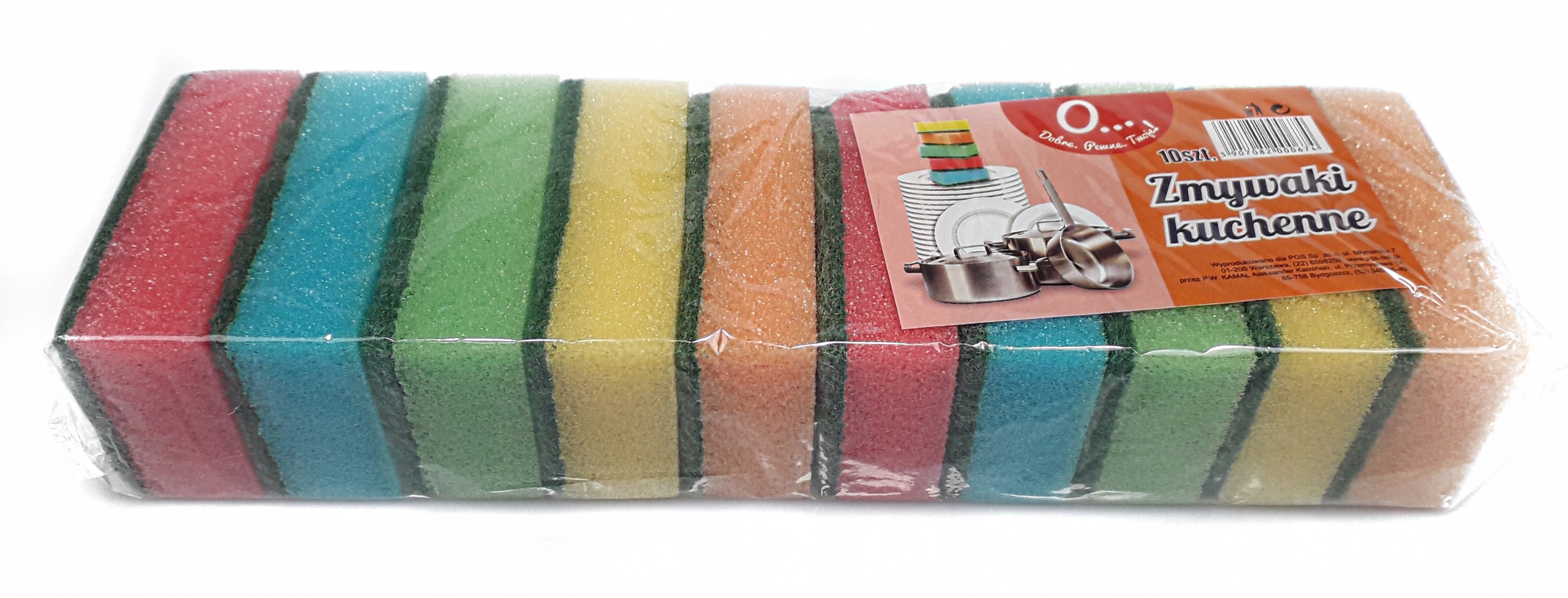 

Zmywaki gąbki kuchenne do naczyń 10 szt