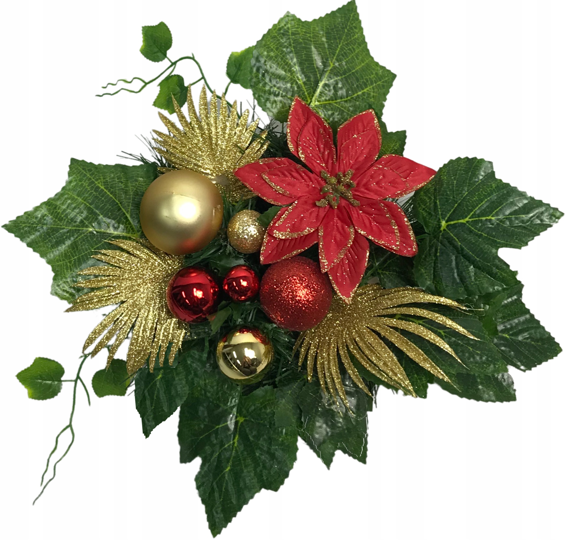 WIĄZANKA STROIK ŚWIĄTECZNY NA GRÓB KOMPOZYCJA NA CMENTARZ ŚWIĘTA GWIAZDA Marka inna