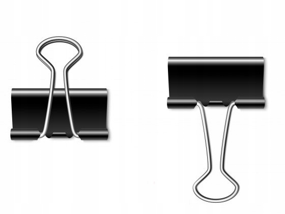 

Klip biurowy 15 mm mini clip klipsy 12 szt.