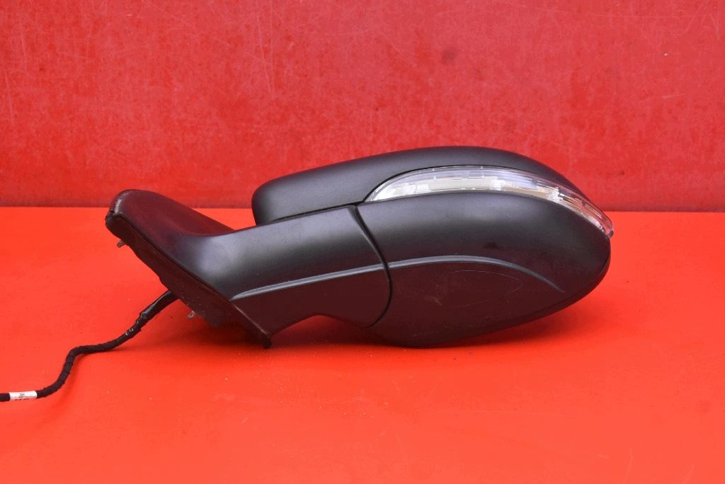 mirror left black, EU 021025 VW GOLF 6 VI 08-15 6 PIN