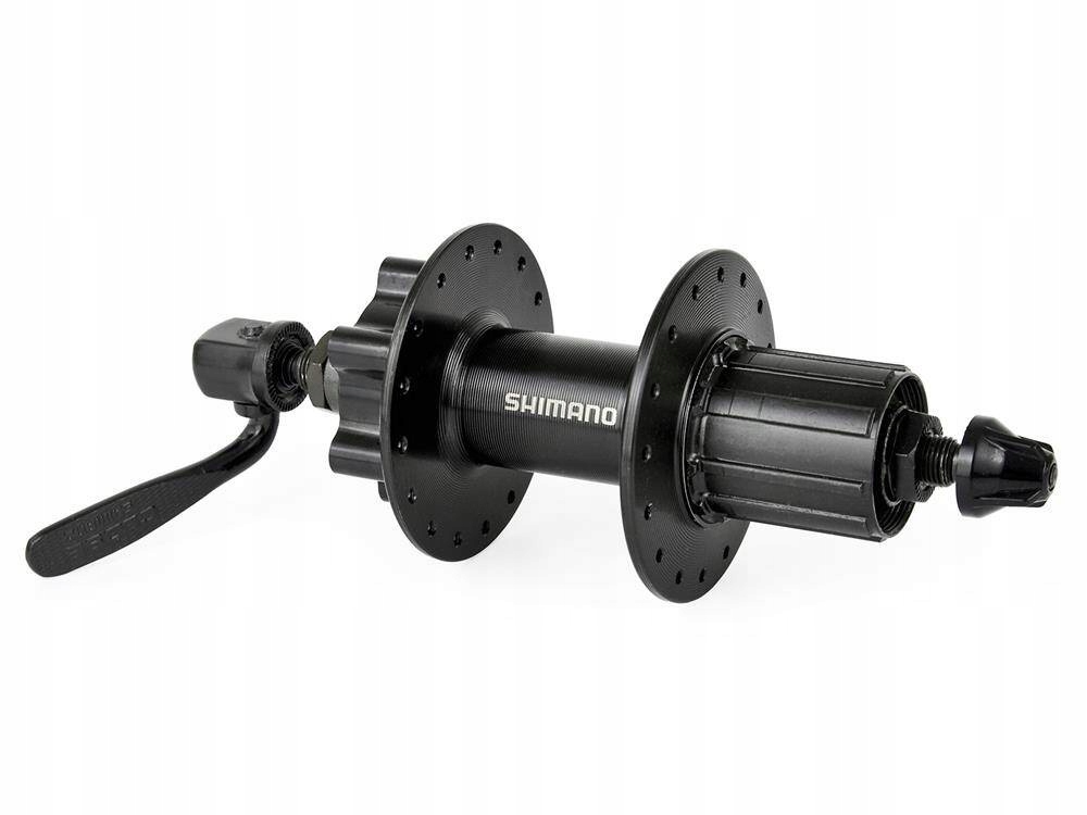 Piasta rowerowa tylna Shimano FH-TX506 32H 8 9 10 rzędowa czarna, 6 śrub
