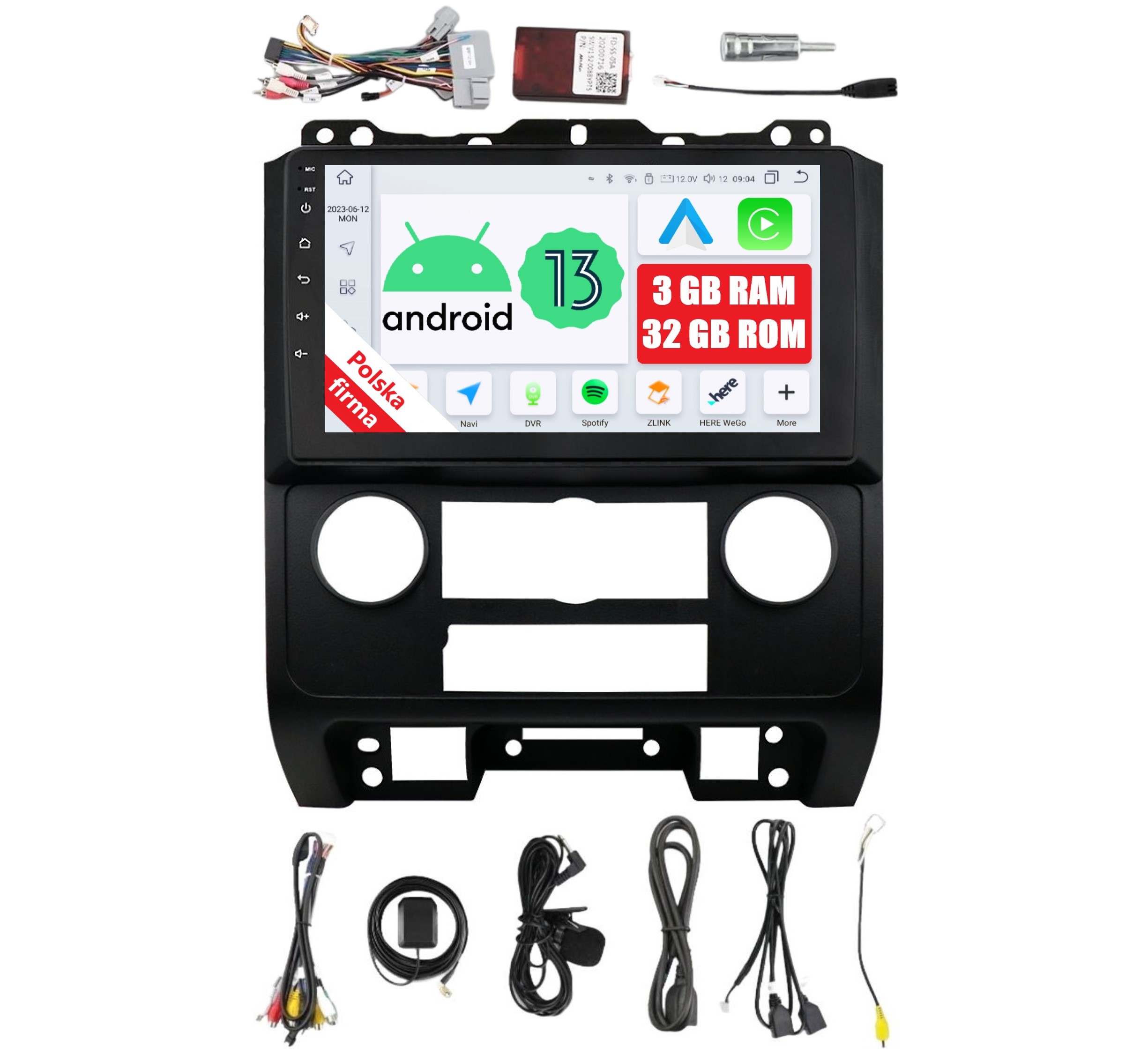 Rádio 2DIN Navigácia Android Ford Escape 2 II 3/32 Gb Dsp Carplay