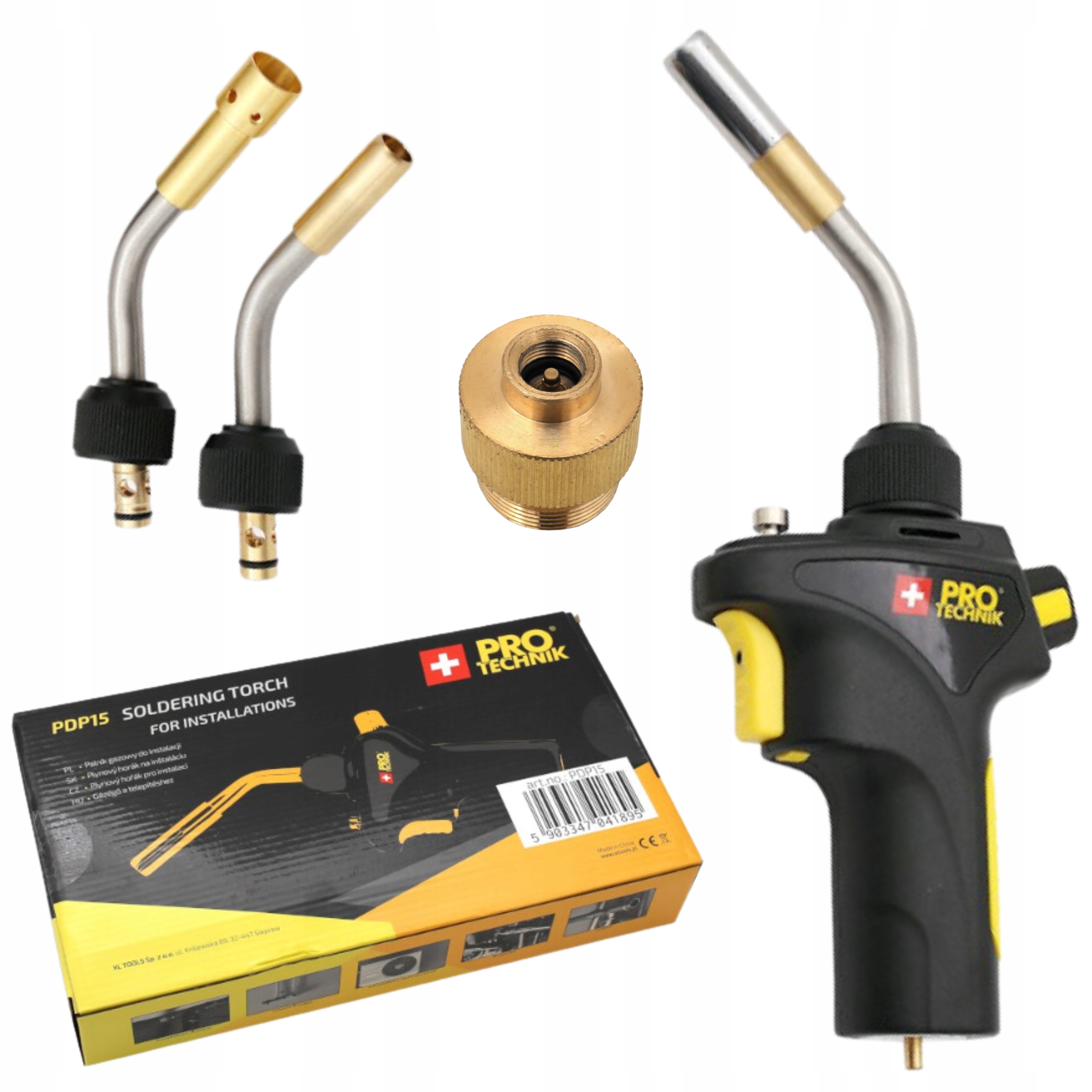 Plynový pájecí hořák plynová páječka pro pájení na plyn Mapp 3-trysková