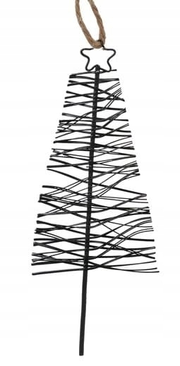 

Zawieszka Metalowa Choinka 14 CM