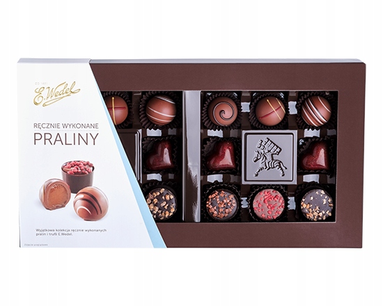 Ręcznie robione praliny kolekcja unikatowych pralin 220 g E.Wedel