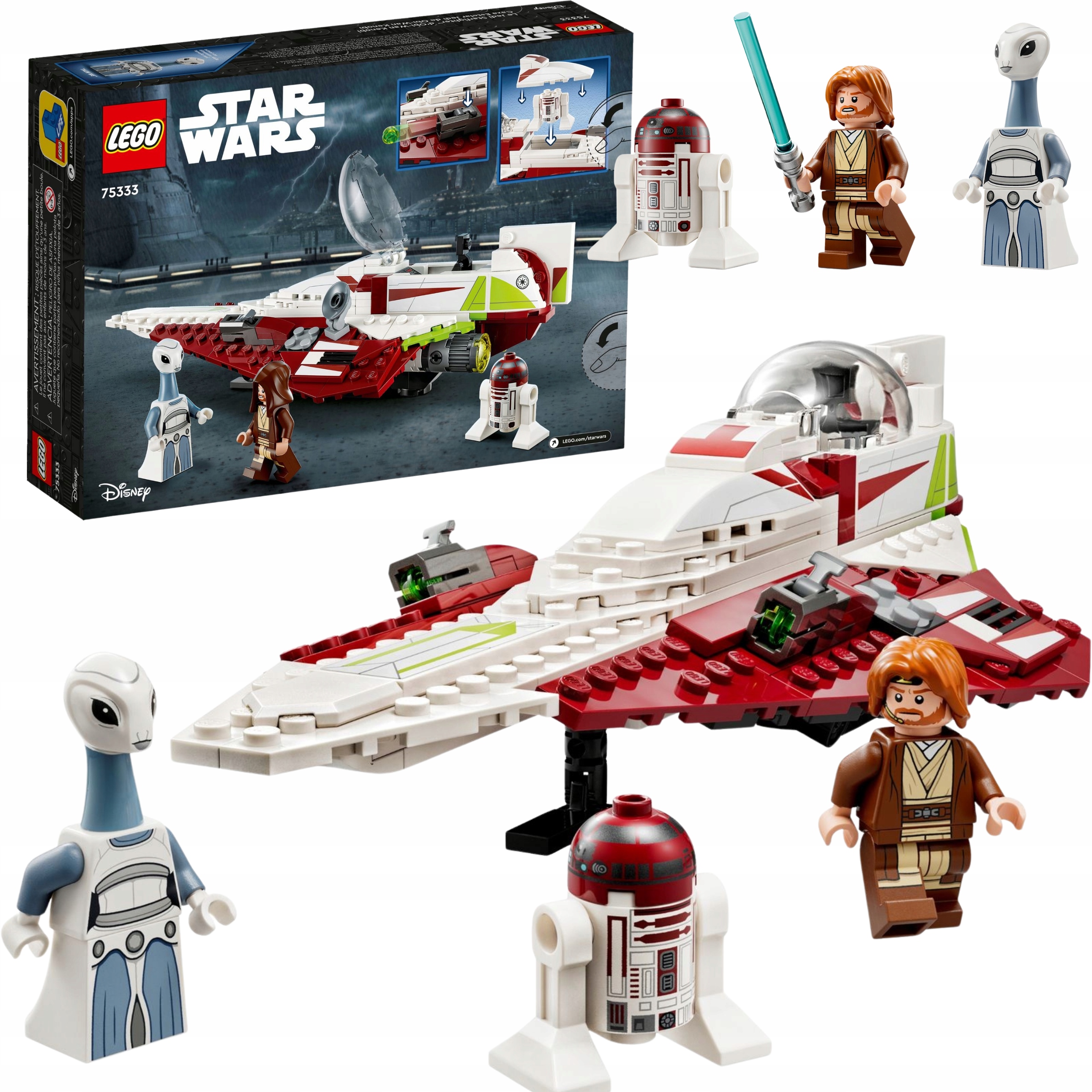 Lego Star Wars Zestaw Premium Myśliwiec Jedi Obi-wana Kenobiego