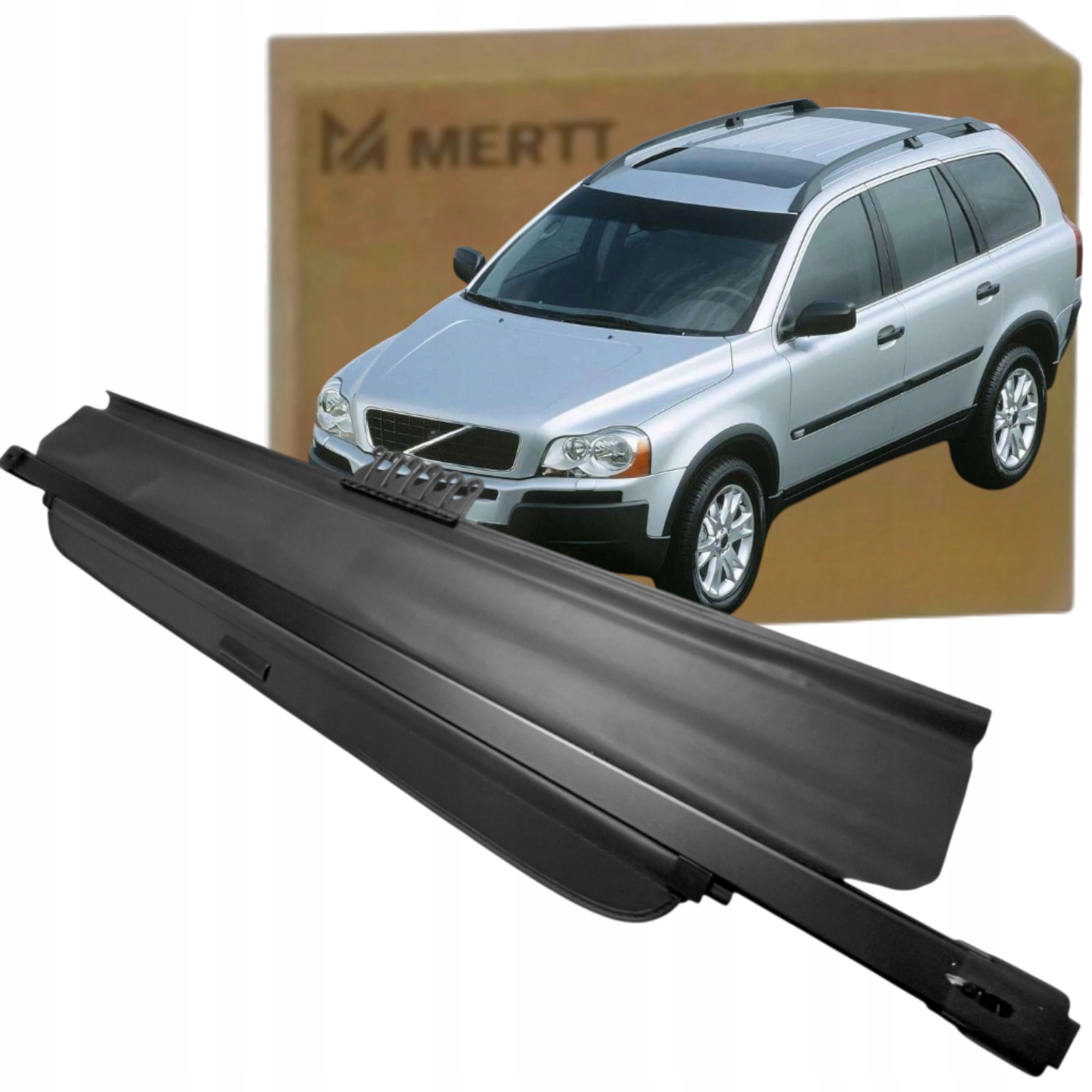 Volvo XC90 2002-2014 Roleta zadního zavazadlového prostoru černá nová