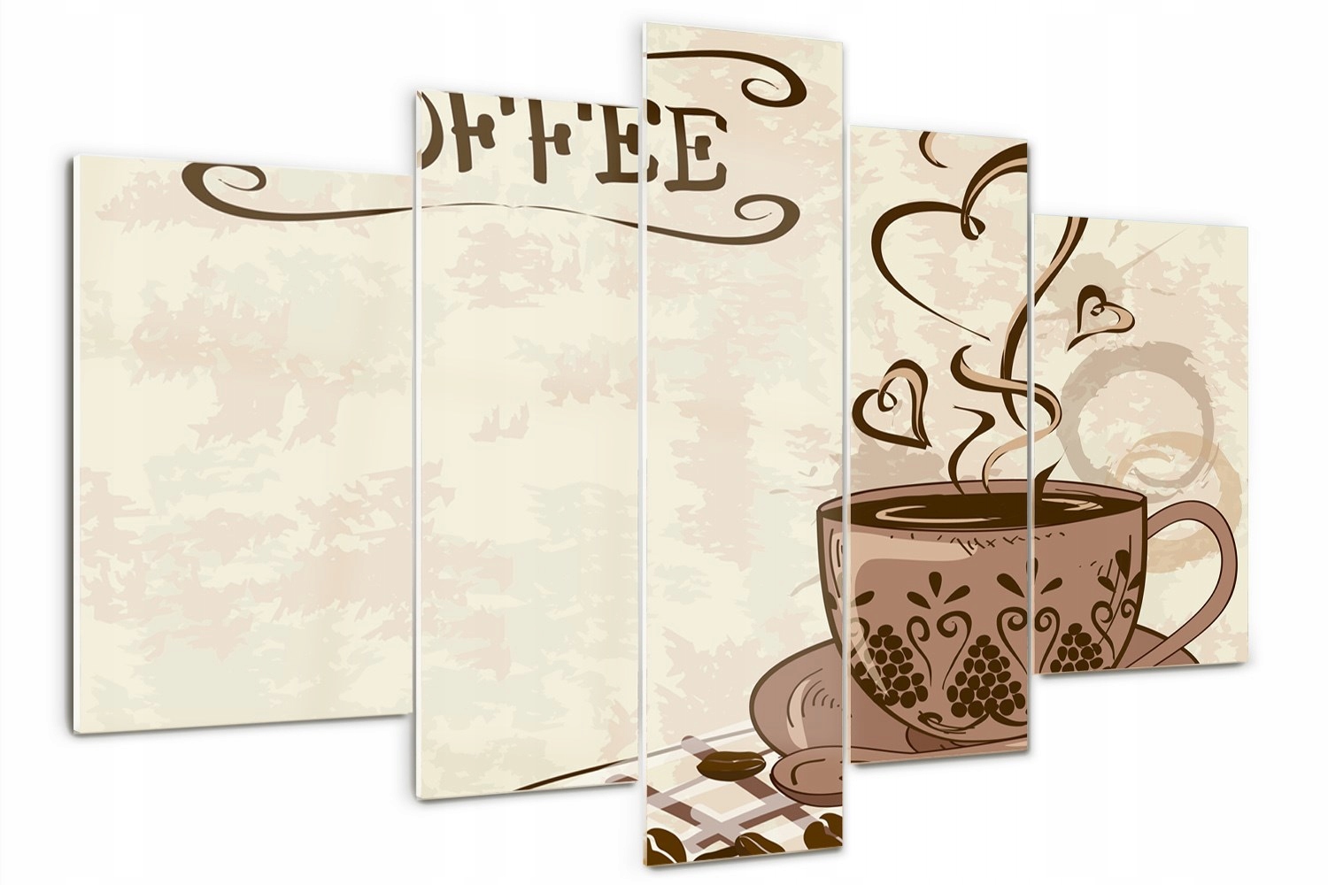 

Obraz szklany tryptyk Aromatyczna kawa 170x100cm