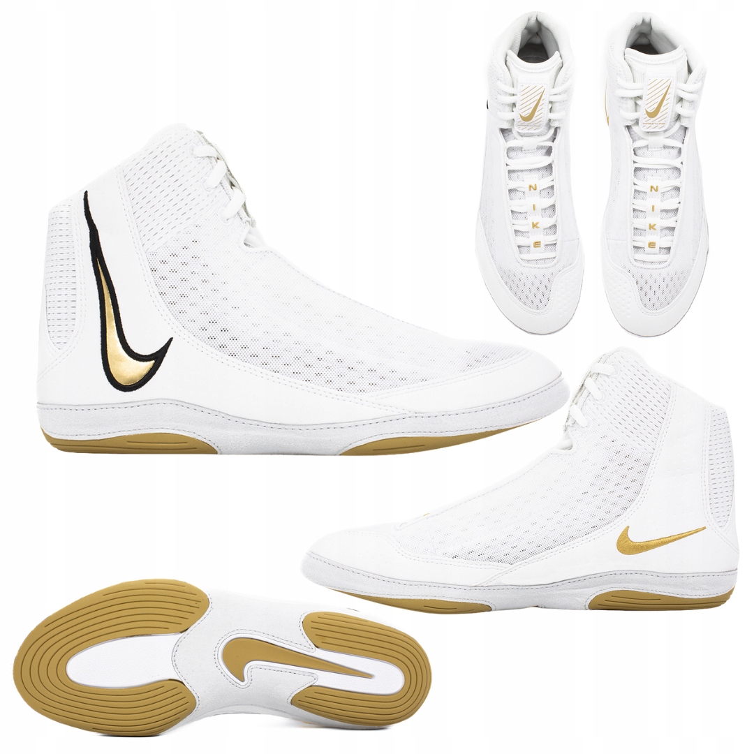 Buty Zapaśnicze Męskie Nike Inflict 4 Białe/Złote r. 45,5