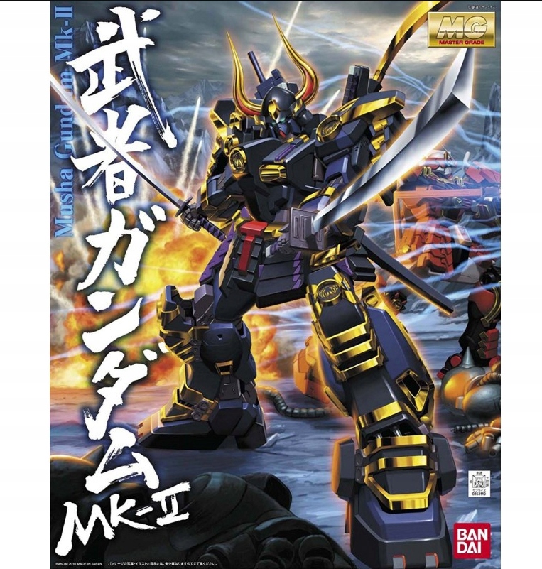 Bandai Model k sestavení Gundam Mg 1/100 Musha Gundam MkII 72315