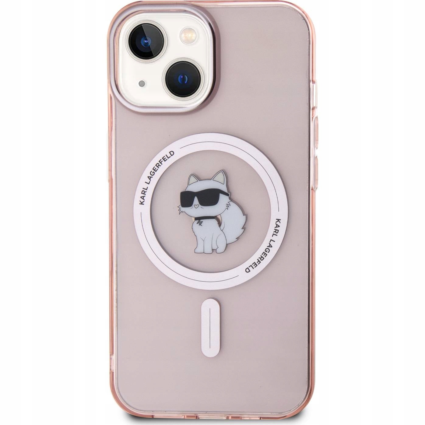 Pouzdro pro iPhone 15, MagSafe, Karl Lagerfeld, módní kryt, zadní kryt