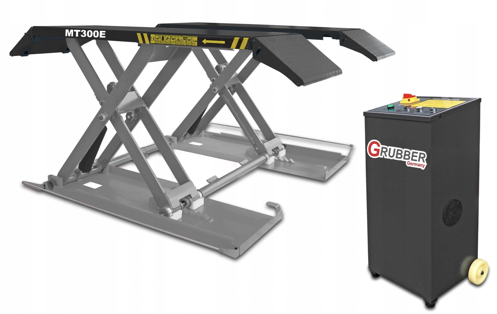 

Podnośnik nożycowy mobilny Grubber 3T MT300E 230V