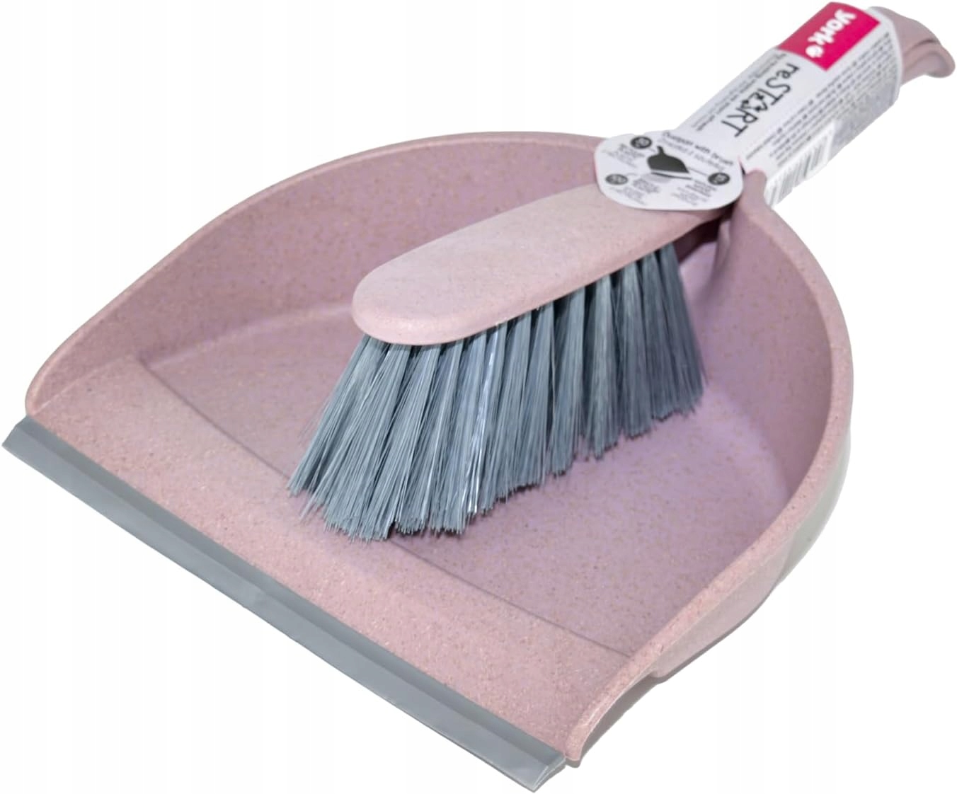 Levně Ruční Metla S Lopatkou Pro Kuchyň A Koupelnu V Vřesové Barvě