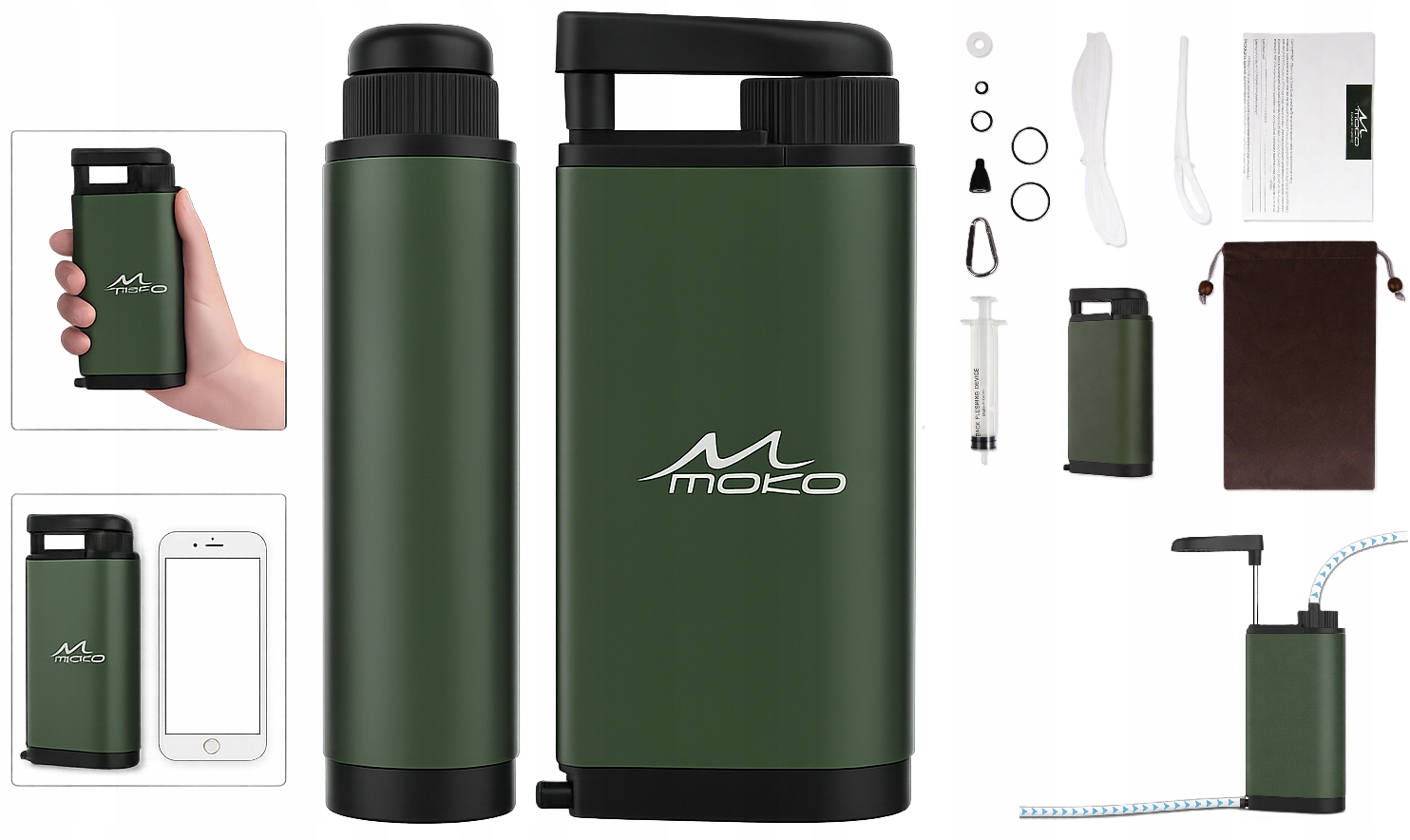 Filtr Turystyczny do Wody Survival Uzdatnianie i Oczyszczanie Moko