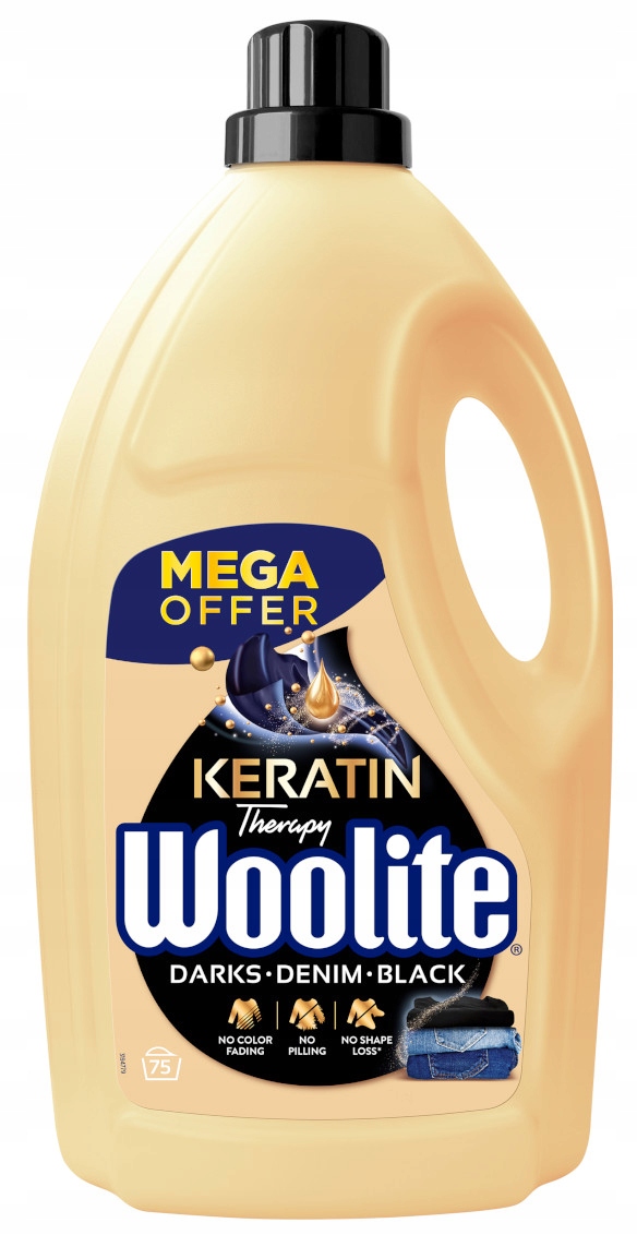 

Woolite Płyn do prania Dark Keratin 4,5l 75 prań