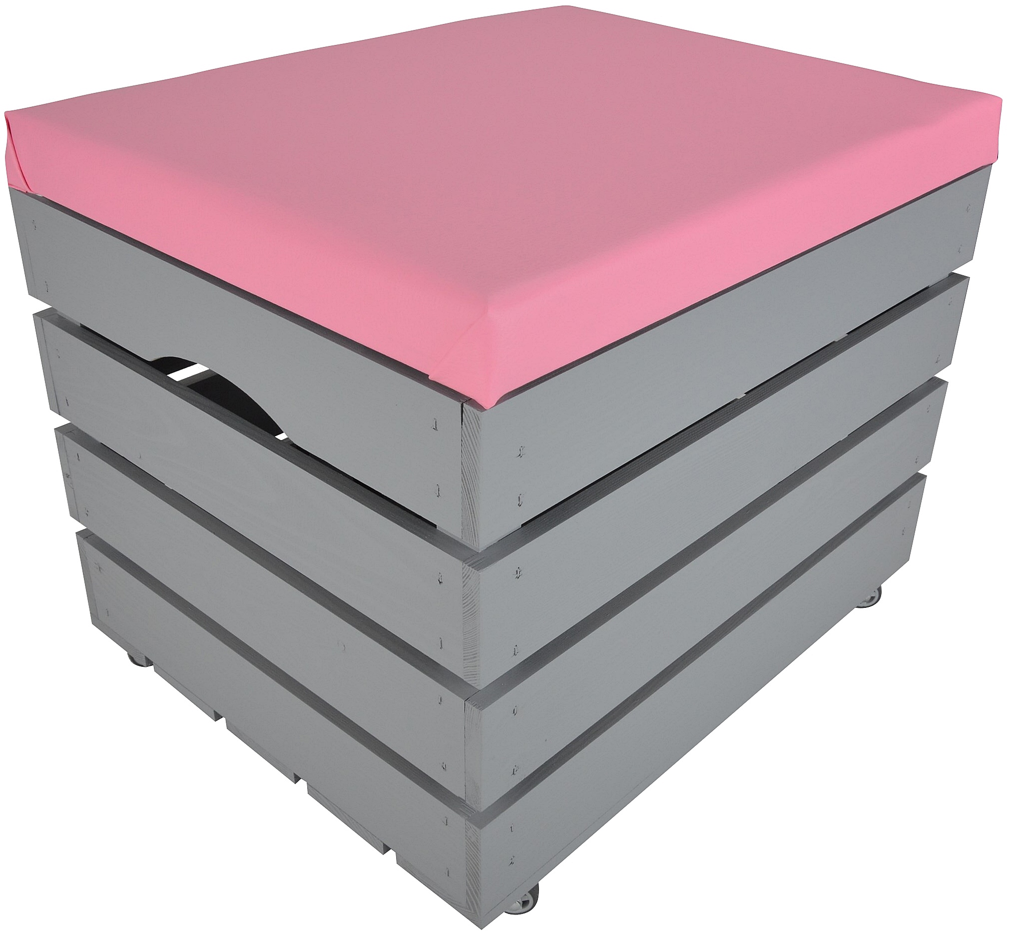 Taburet Dřevěný Úložný Prostor Se Sedákem Box Boty