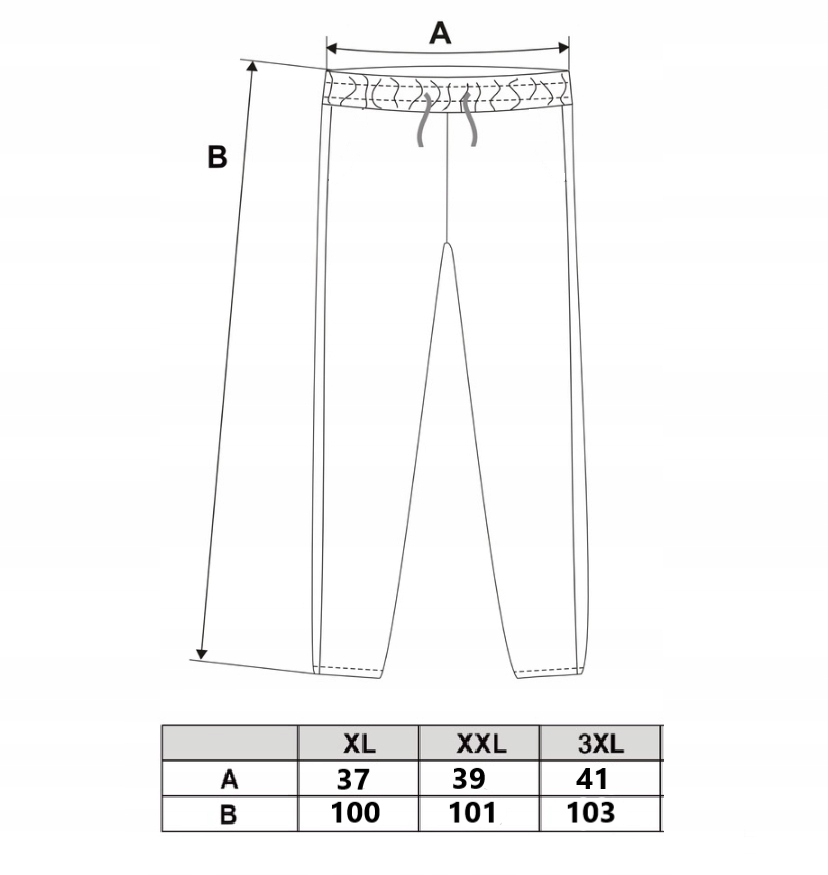 SPODNIE GŁADKIE BASIC NA CODZIEŃ DAMSKIE SPORTOWE WYGODNE CLASSIC XXL Rozmiar XXL