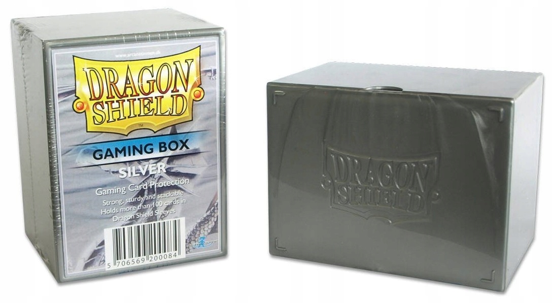 Pudełko na karty Dragon Shield: Silver Gaming Strongbox
