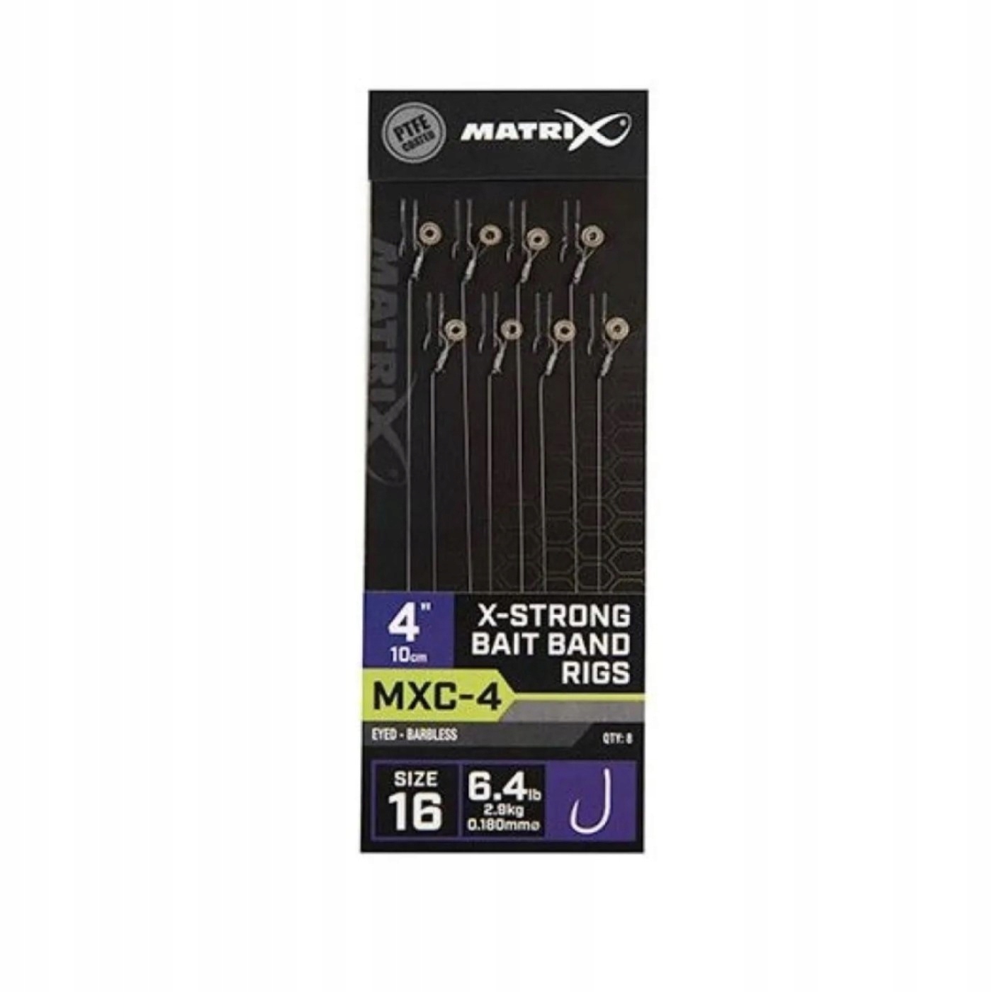 Matrix MXC-4 X-Strong Bait Band Rig 16-0,18mm/10cm