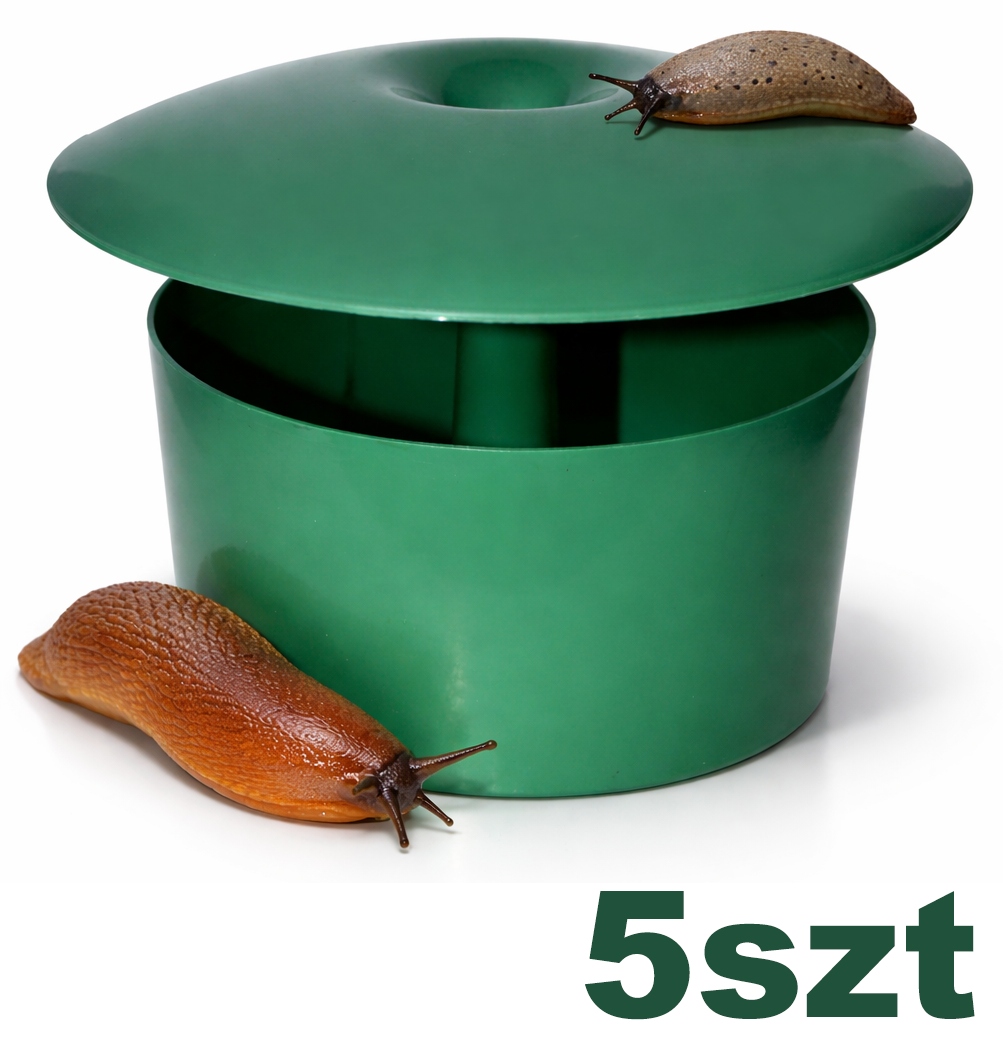 Pułapka na ślimaki – 5 sztuk - ochroń swoje grządki