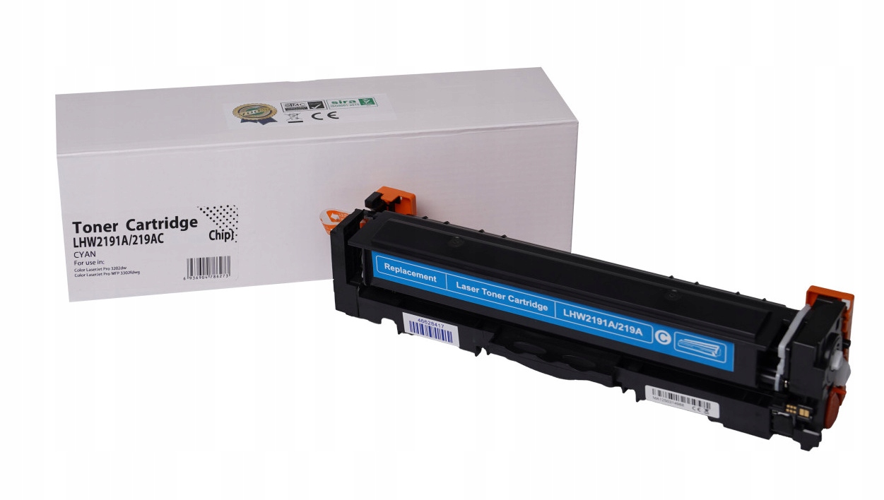 Toner 219A W2191A do Hp Pro 3202dn, 3202dw, 3302fdng, 3302fd Chip
