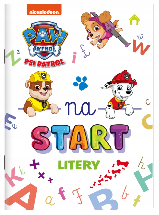 

Psi Patrol Na start 1 Litery ćwiczenia, nauka Kd