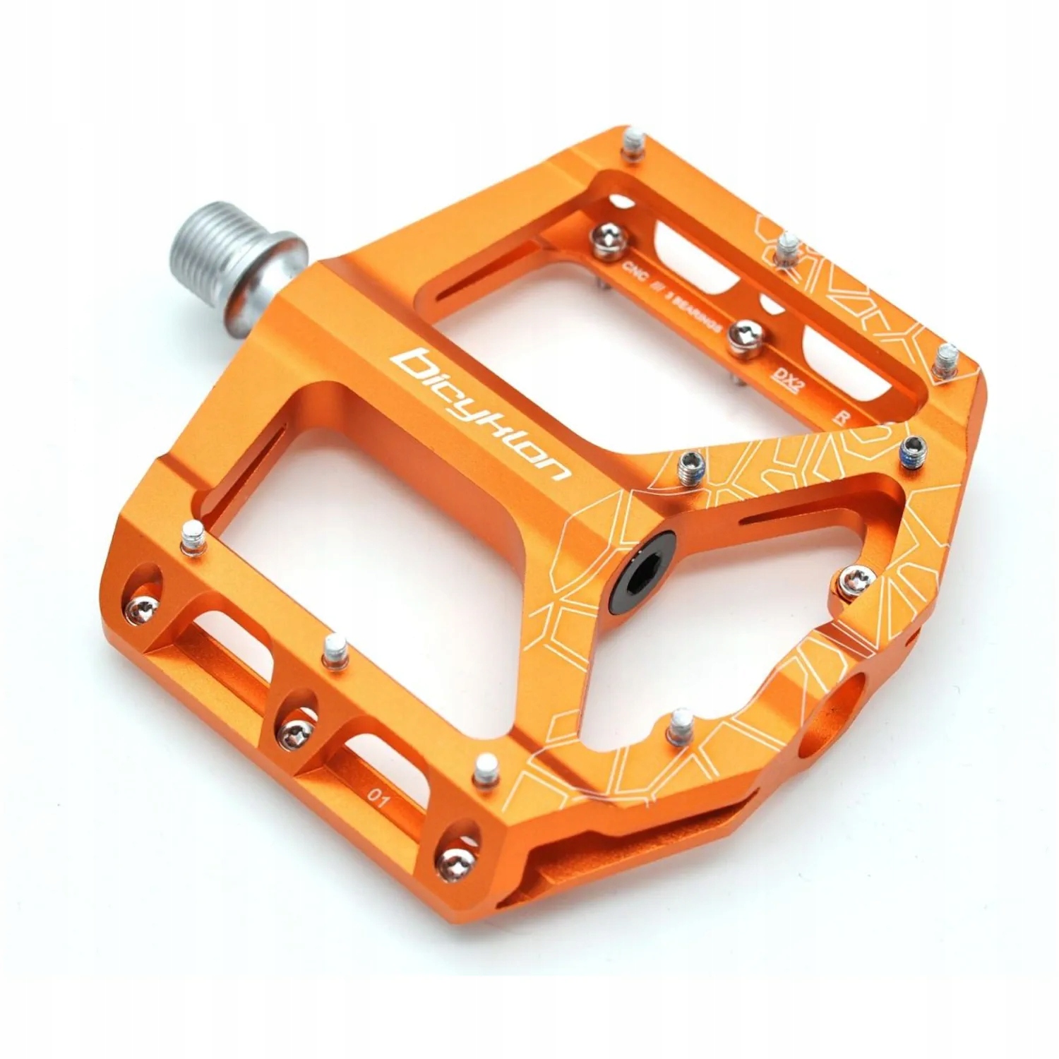 Pedały rowerowe Bicyklon DX2 pomarańczowe