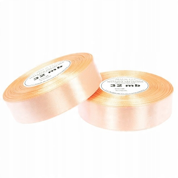 

Wstążki wstążka tasiemka satynowa migdał 25mm 32mb
