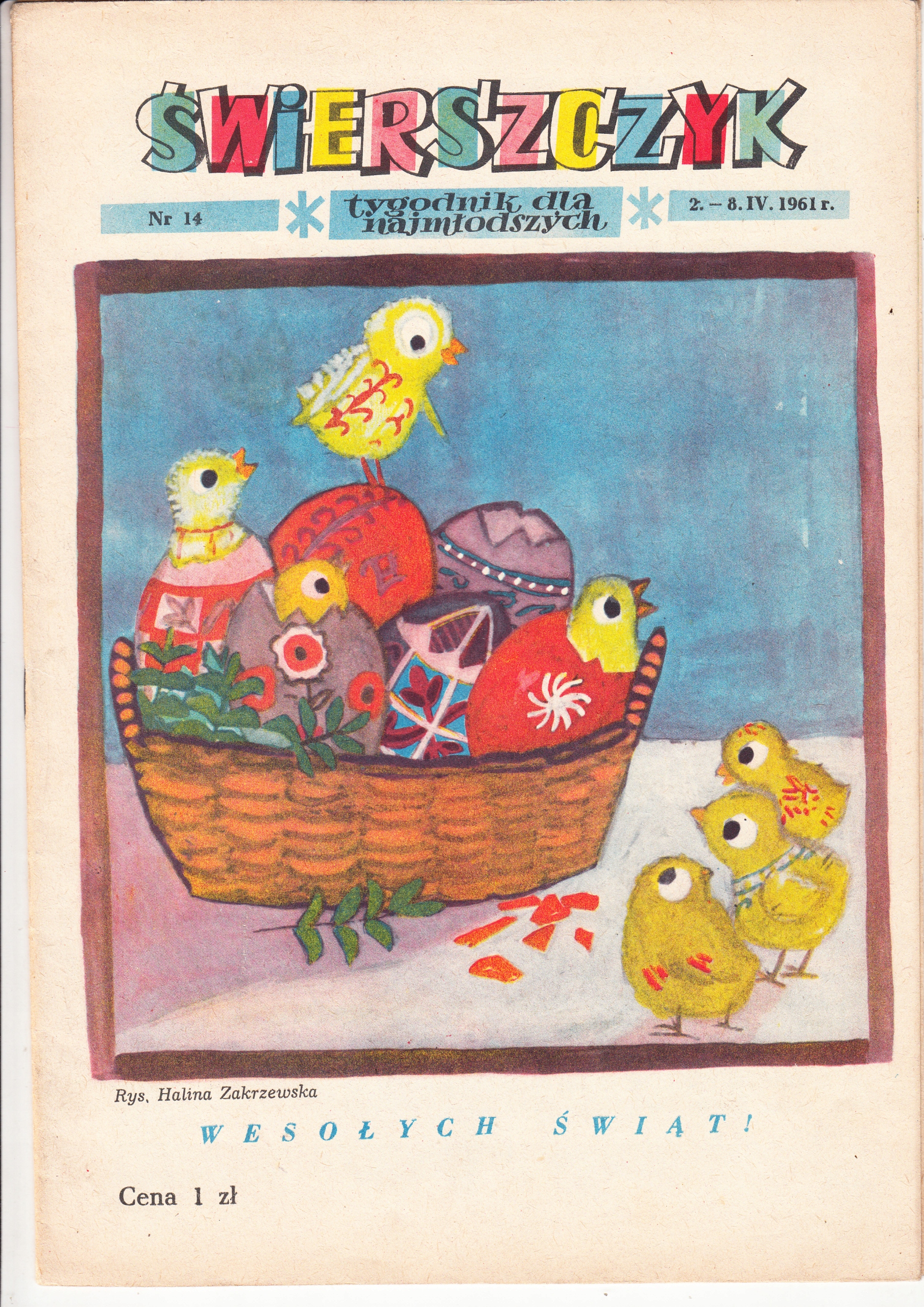 Świerszczyk nr.14 2.-8.IV.1961r.