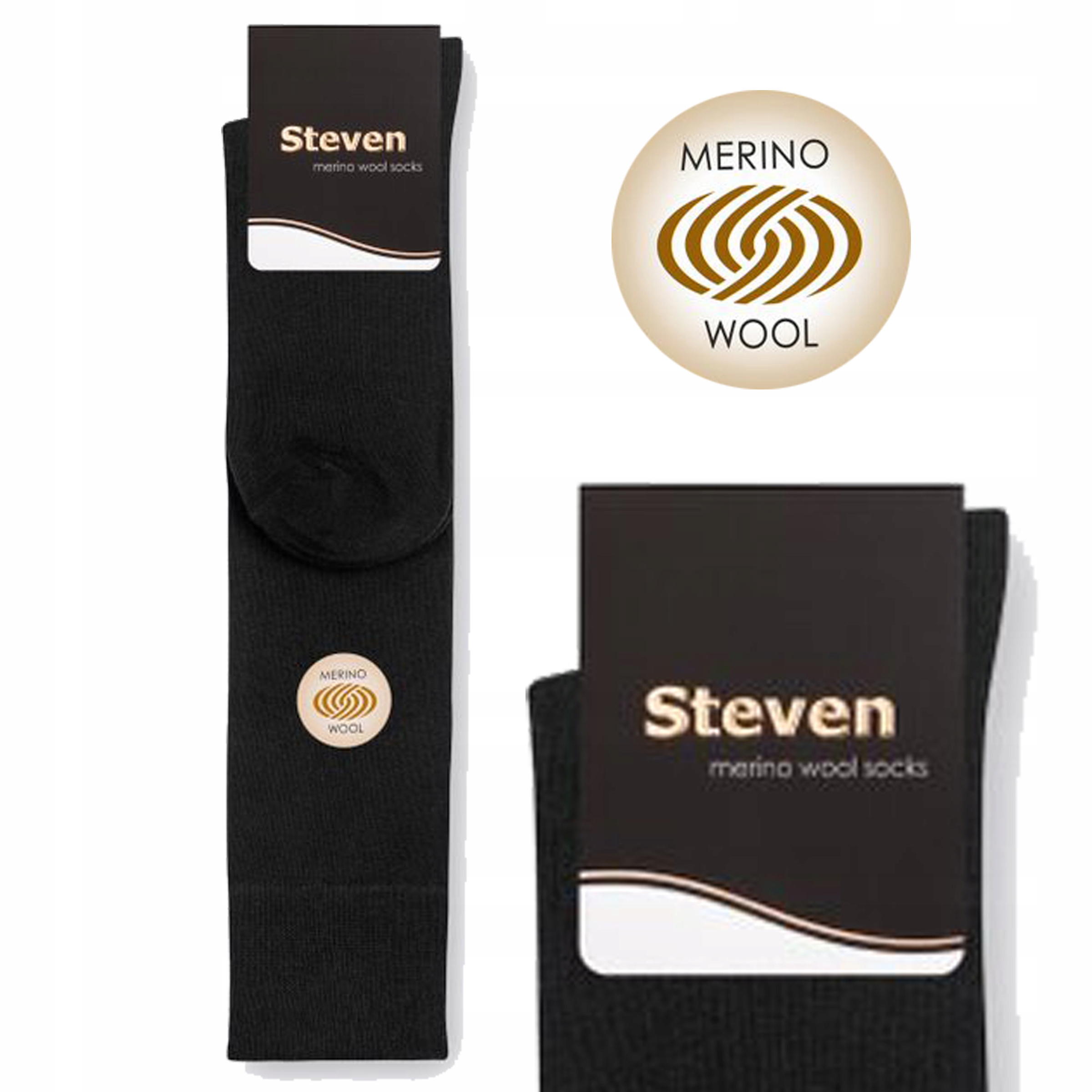 

Podkolanówki męskie z Wełny merynosów 008 Steven