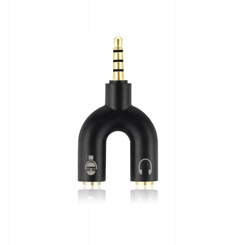 

Rozdzielacz MiniJack 3,5 mm Słuchawki Mikrofon