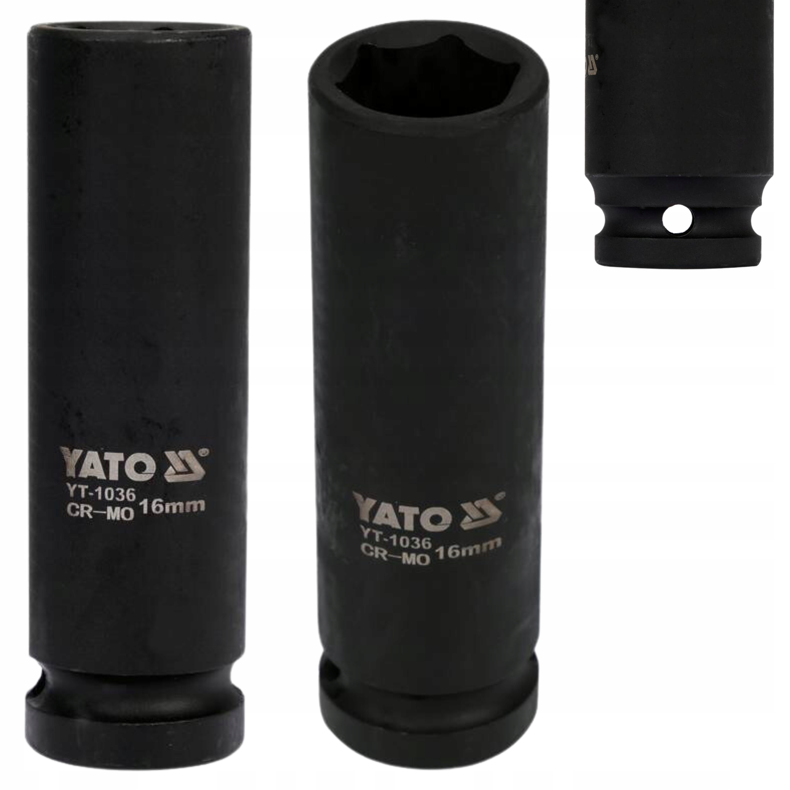 

Nasadka udarowa 1/2" długa 16mm YT-1036 Yato