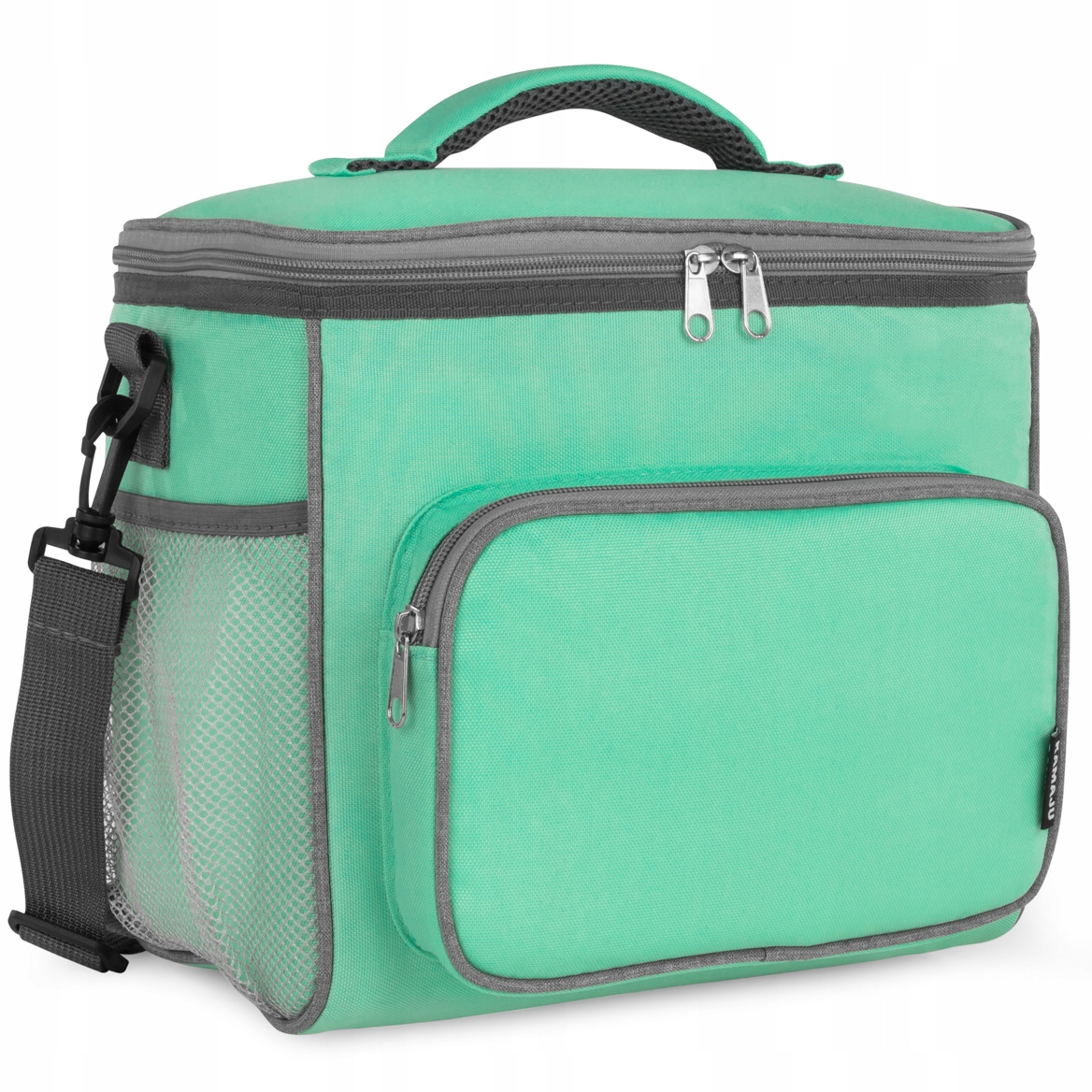 SOLIDNA TORBA TERMICZNA 2 KOMORY Z KIESZENIAMI + REG PASEK + WKŁADY 2x400 Stan opakowania oryginalne