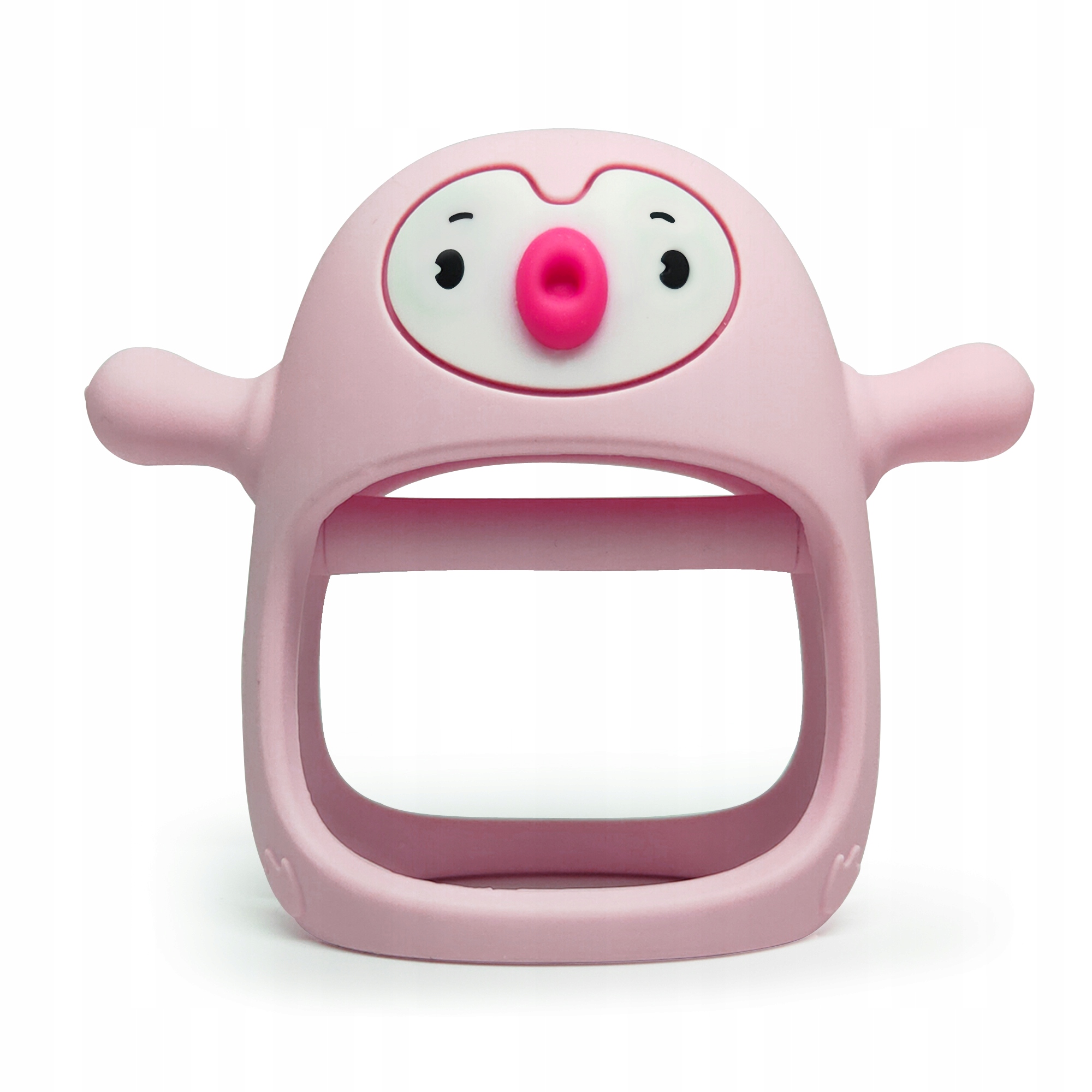 Smily Mia Gryzak Silikonowy Pingwin Light Pink