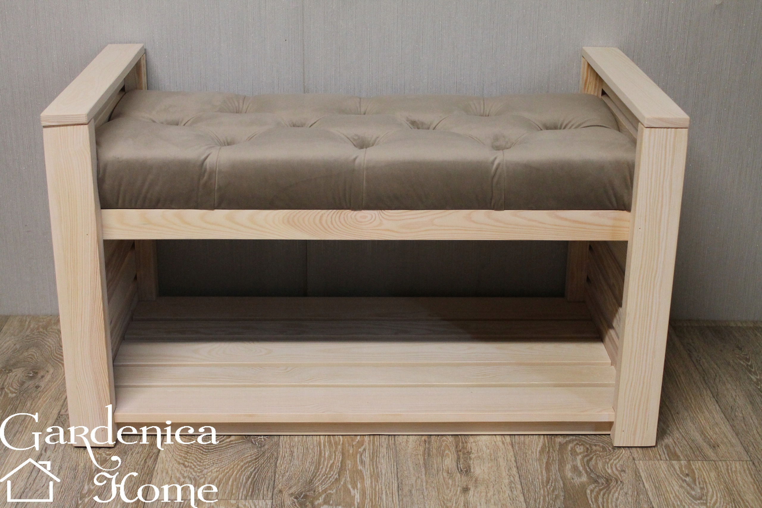 ZESTAW WIESZAK ŁAWKA SIEDZISKO PIKOWANE PRZEDPOKÓJ Głębokość mebla 45 cm